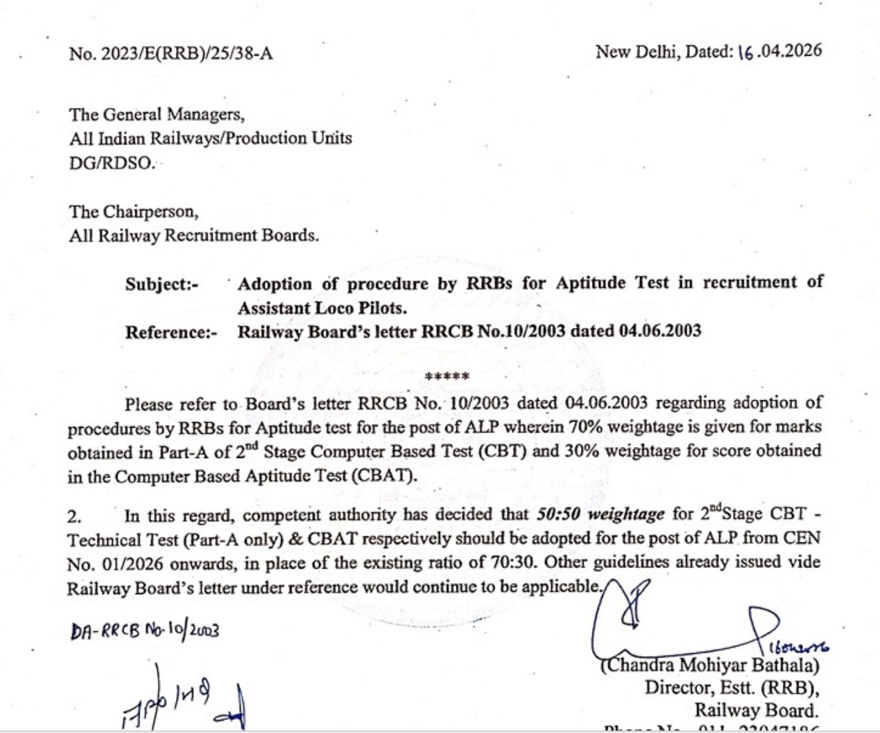 Railway alp vacancy 2026